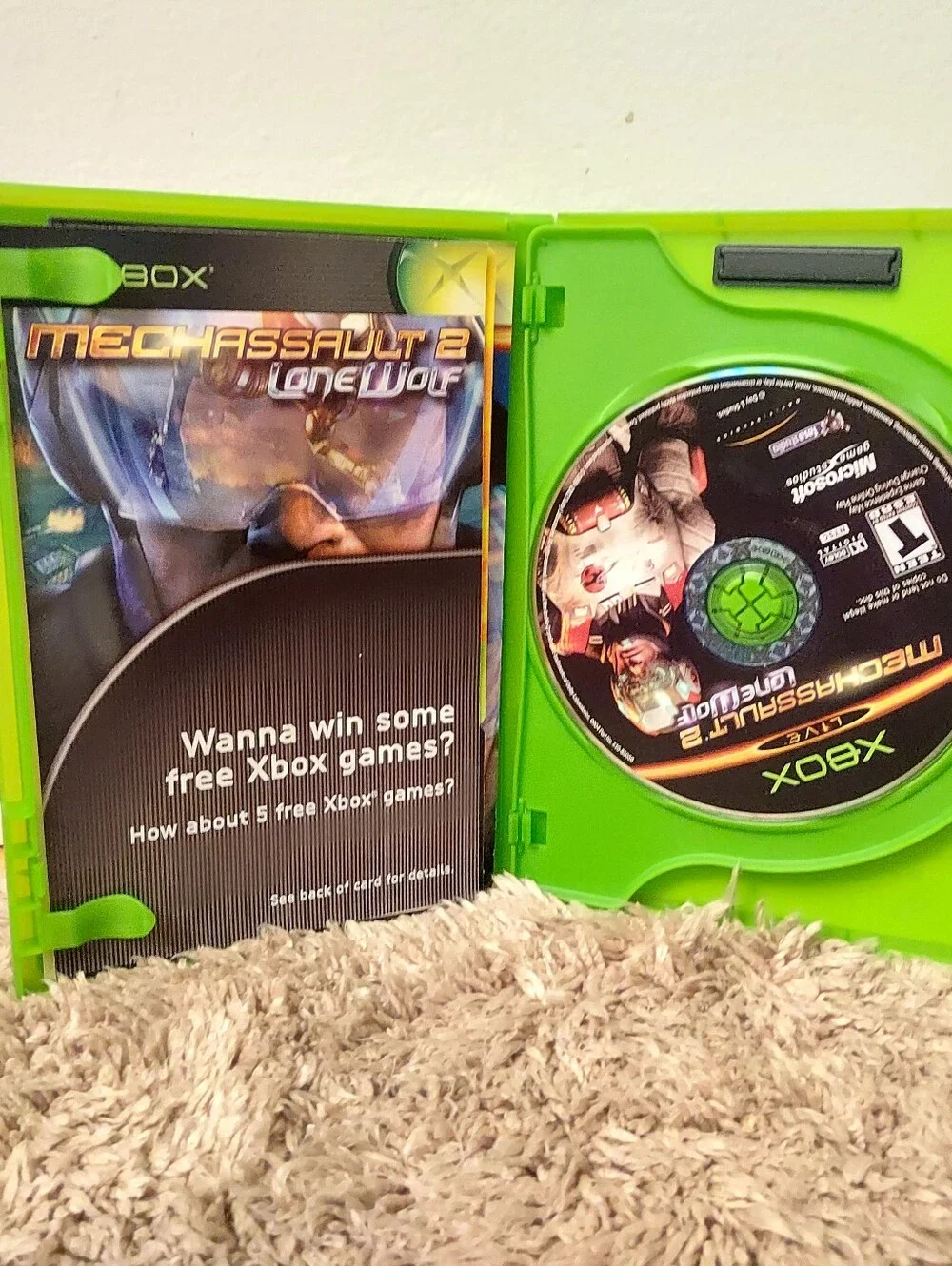 MechAssault 2: Lone Wolf (Microsoft Xbox 2004) Complete Mech assault 2 xbox CIB